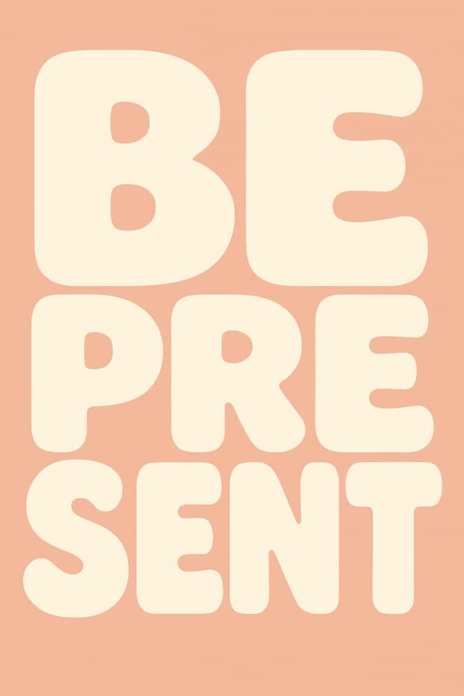 Bepresent(pastel) by Treechild — canvas wall art