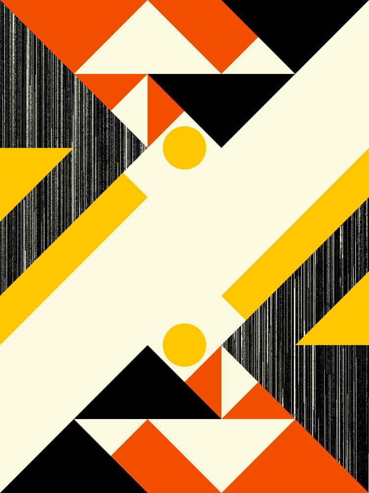Dynamic Geometric Pattern by Petr Strnad — canvas wall art