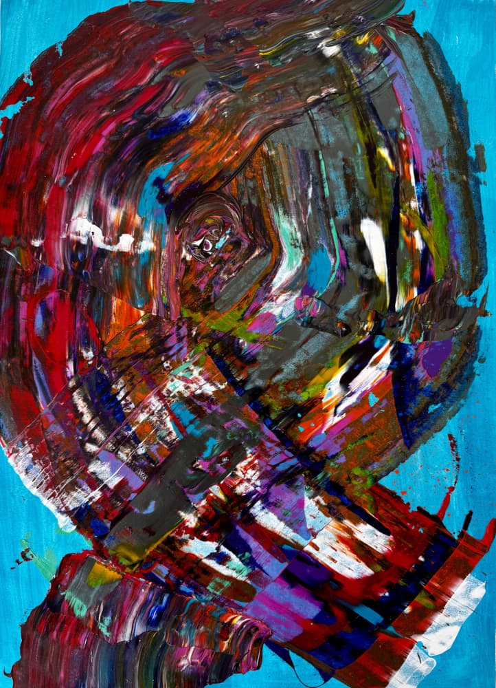 Dynamic Color Swirls by Preston Harmon — canvas wall art