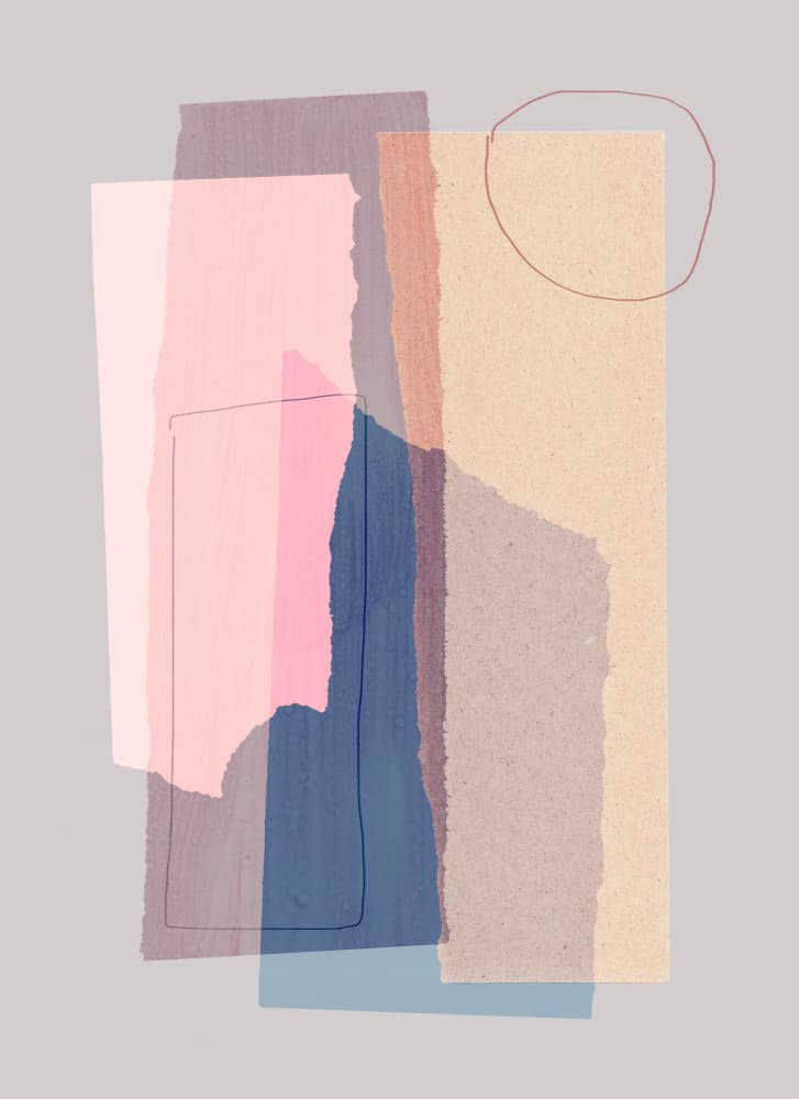 Pieces 5A by Mareike Böhmer — canvas wall art