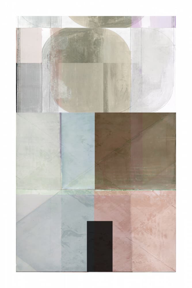 Muted Abstract Forms by cartissi — canvas wall art