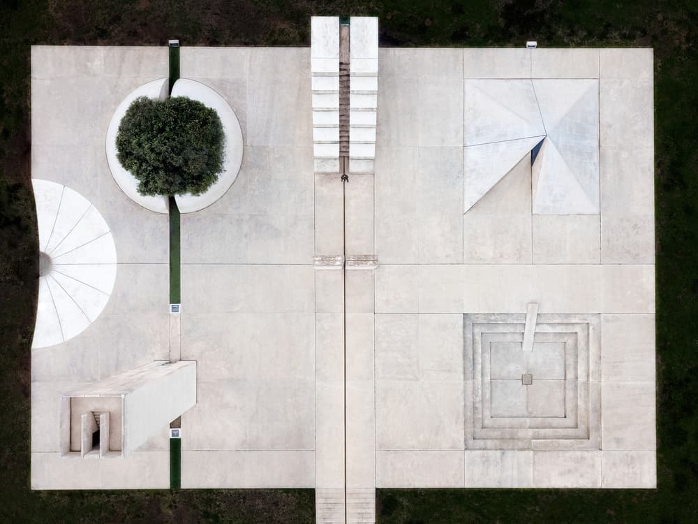 Modern Park Geometry by Simon Gelfand — canvas wall art