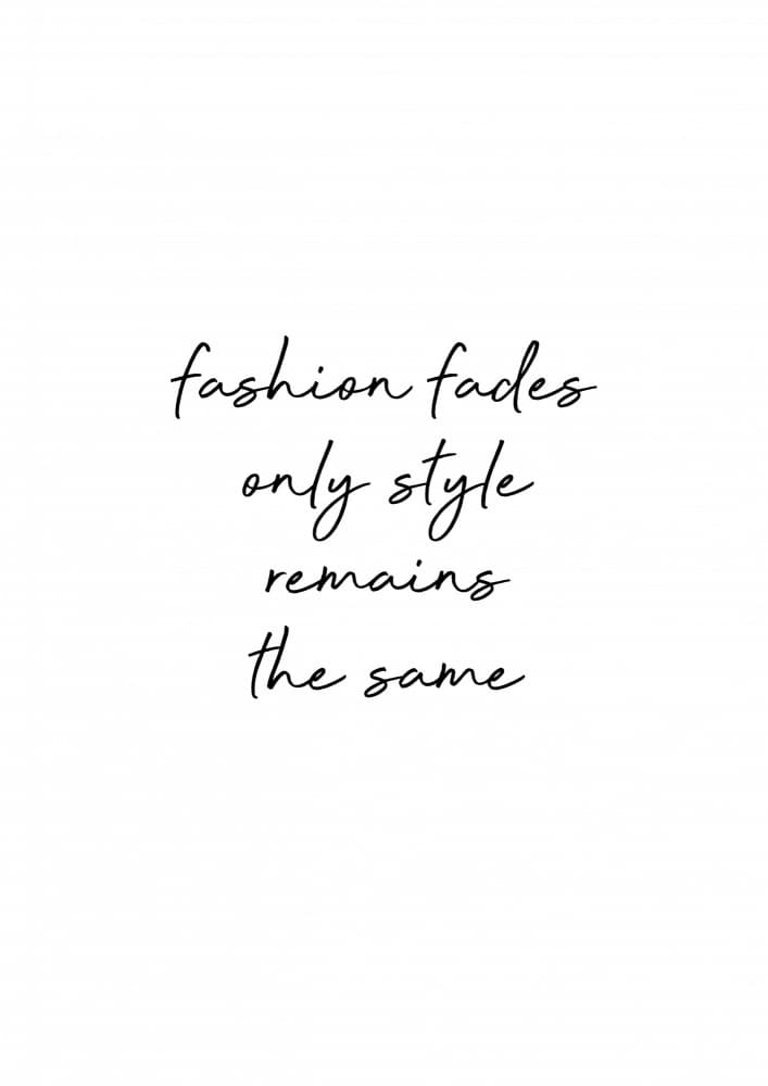 Fashion Style Wisdom by Orara Studio — canvas wall art