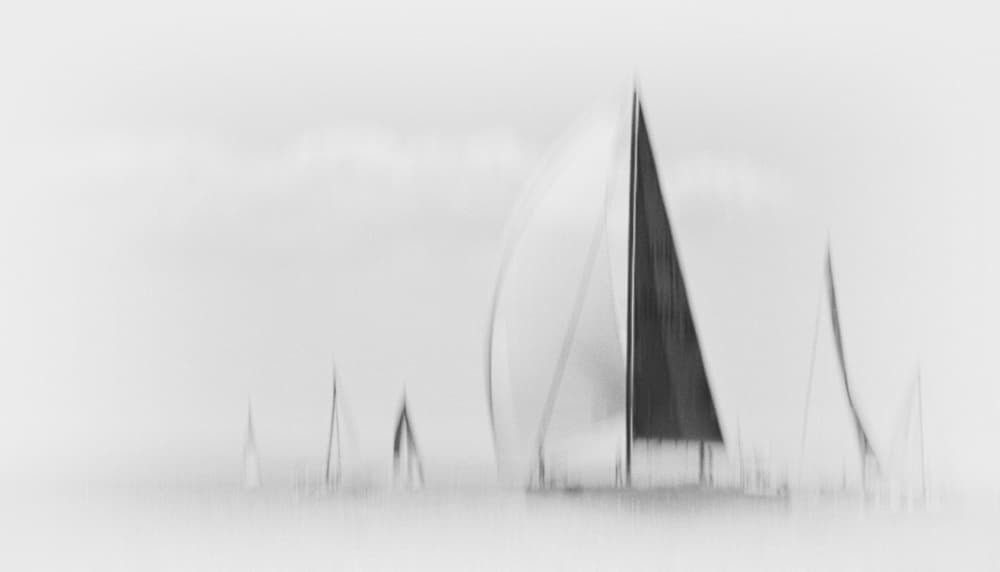 Sailing Motion Abstract by Tamara Brnelić — canvas wall art
