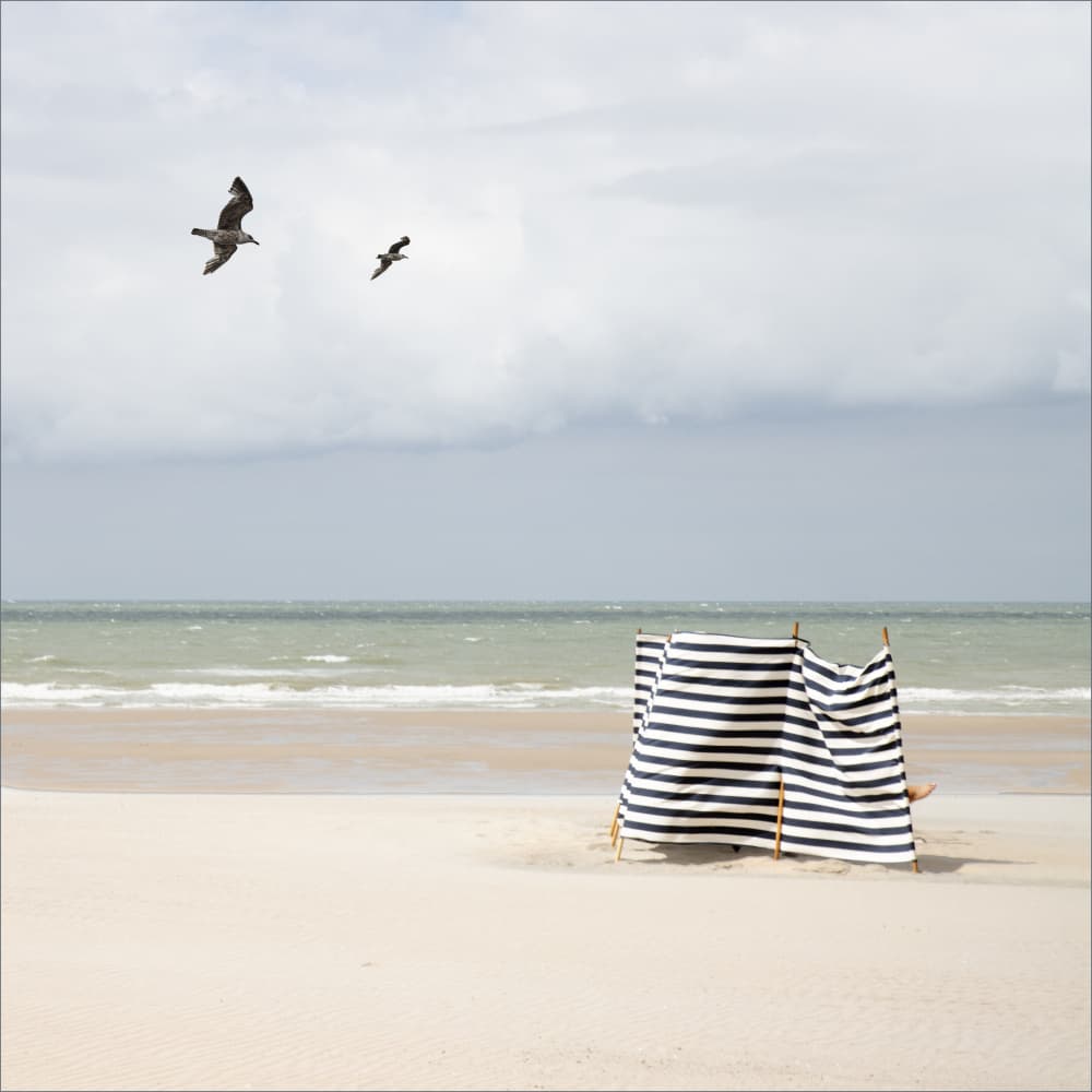 Seaside Serenity by Gilbert Claes — canvas wall art