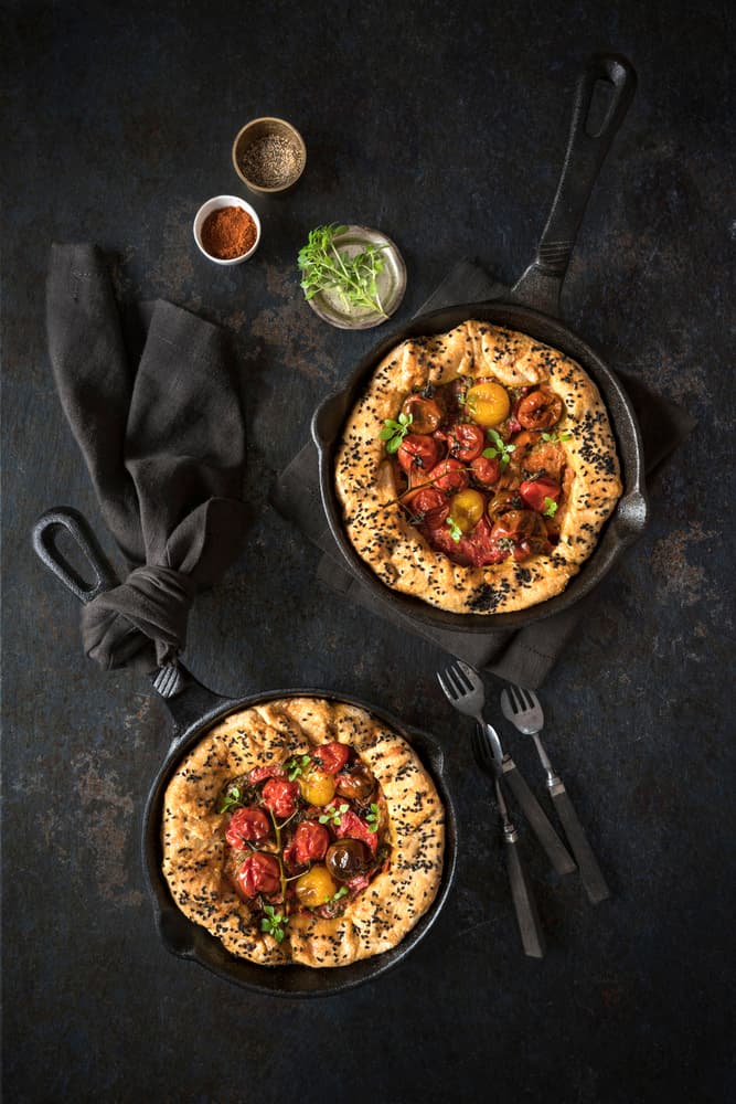 Rustic Tomato Galettes by Diana Popescu — canvas wall art