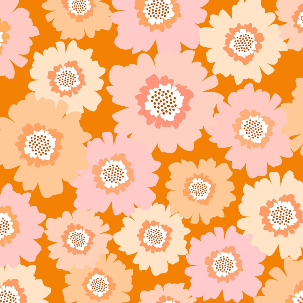 Pom Pom Flowers by Kristian Gallagher — canvas wall art