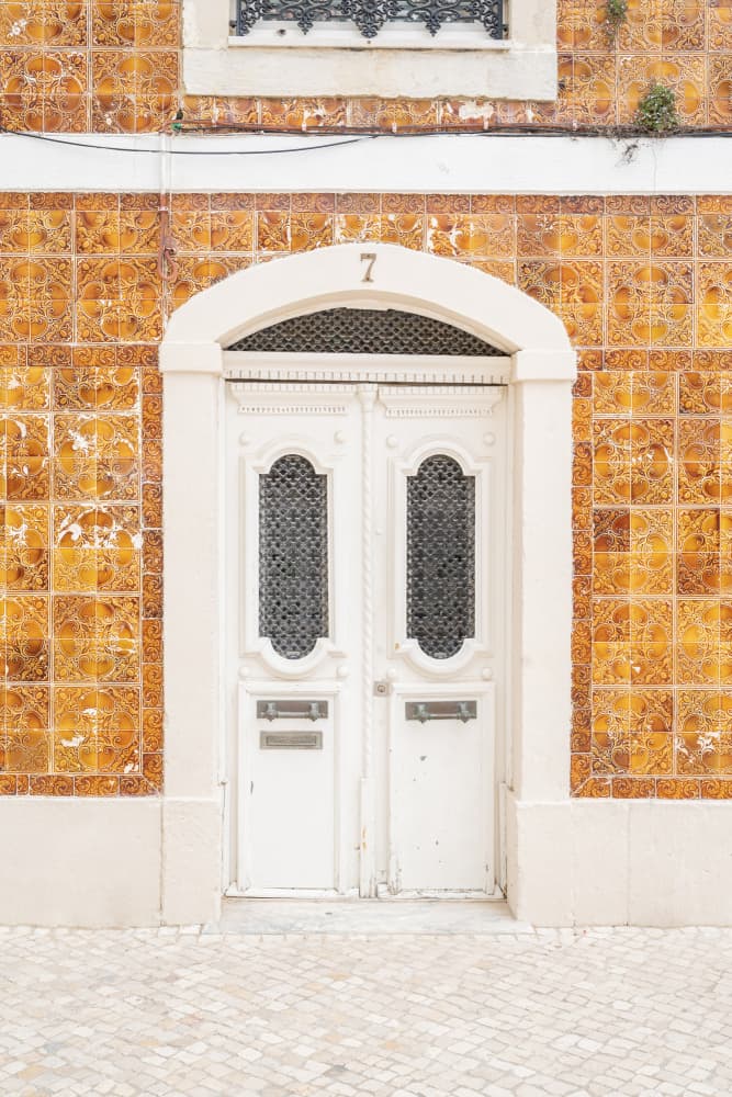 Historic Tiled Entrance by Henrike Schenk — canvas wall art