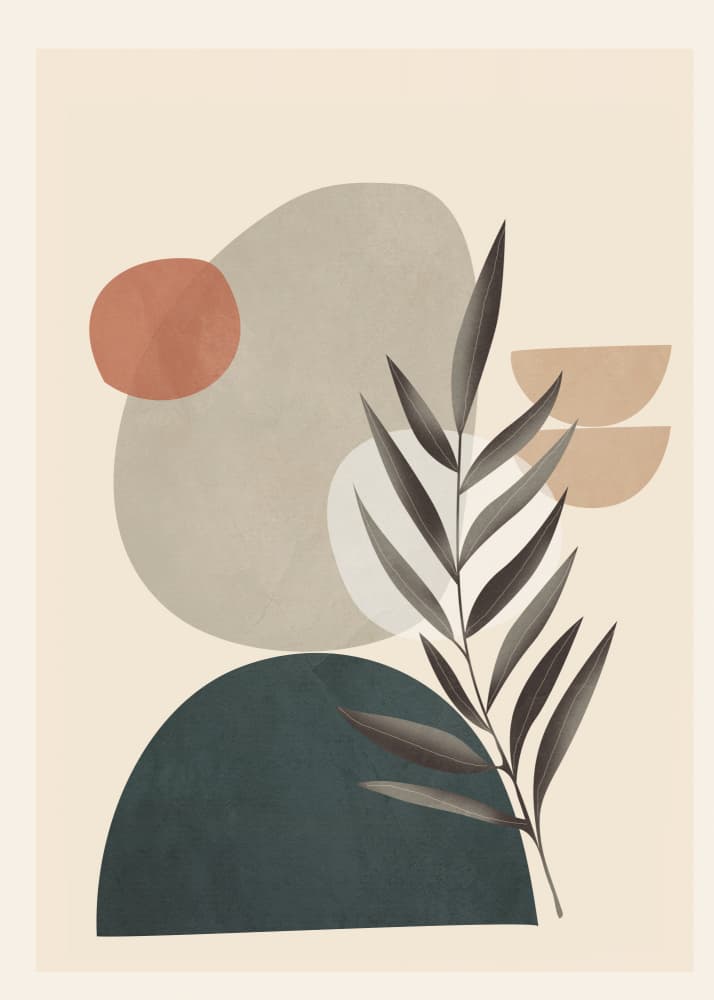 Muted Botanical Shapes by City Art — canvas wall art