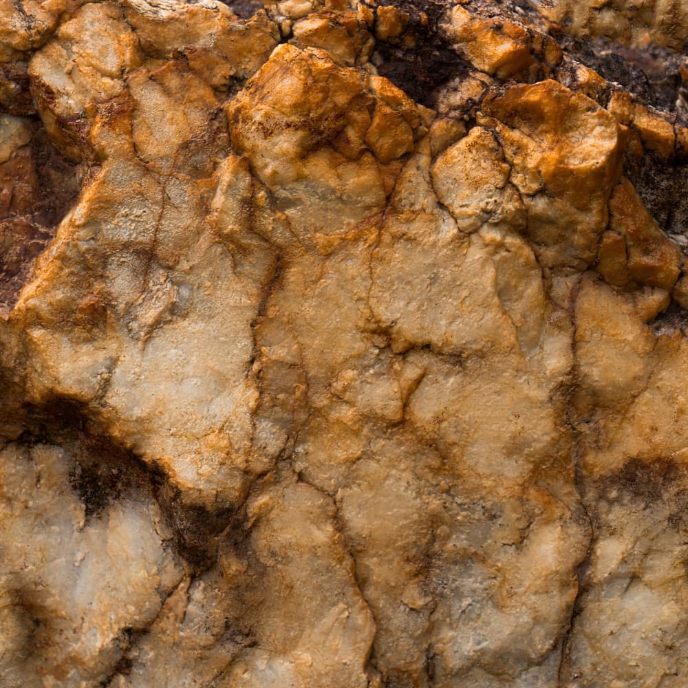 Golden Brown Stone by Studio Meikle — canvas wall art