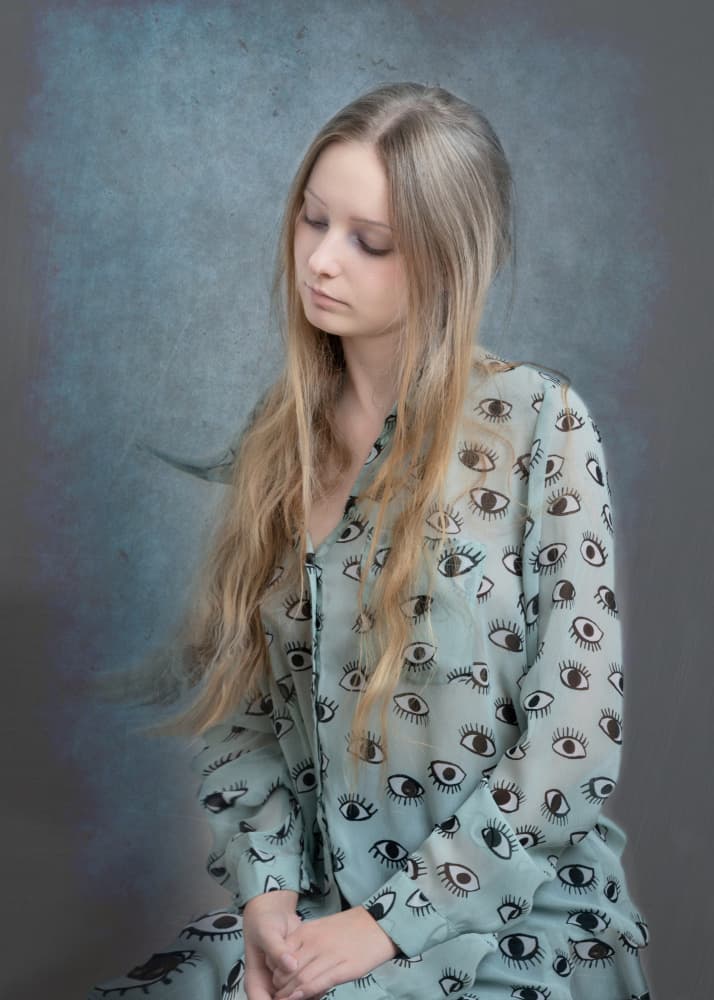 Thoughtful by Joanna Ras — canvas wall art