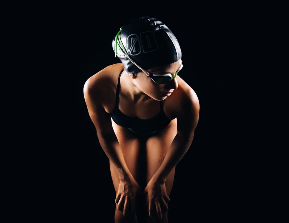 Swimmer Ready To Dive by Nir Amos — canvas wall art
