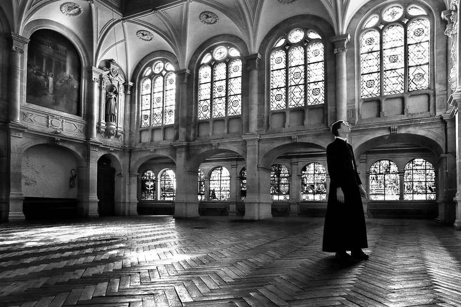 Cleric in Grand Light by nini_filippini — canvas wall art