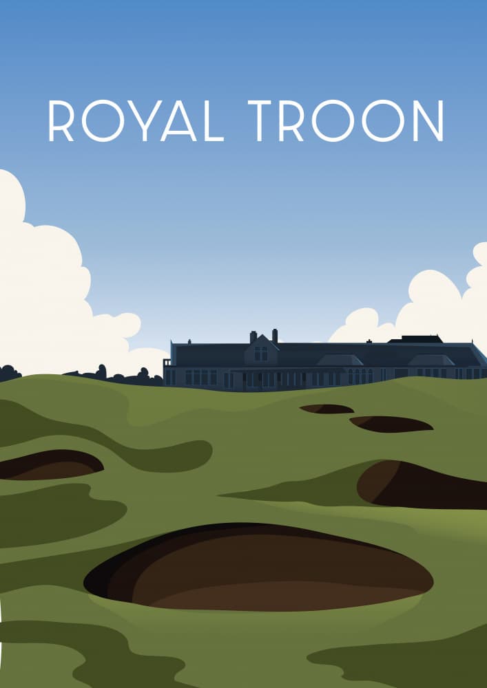 Classic Golf Links by Nicholas — canvas wall art