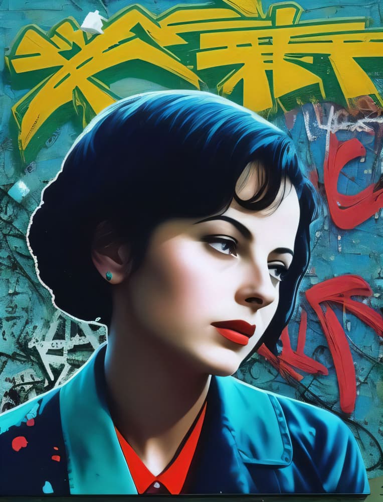 Thoughtful Pop Art Woman by Cicero Spin — canvas wall art