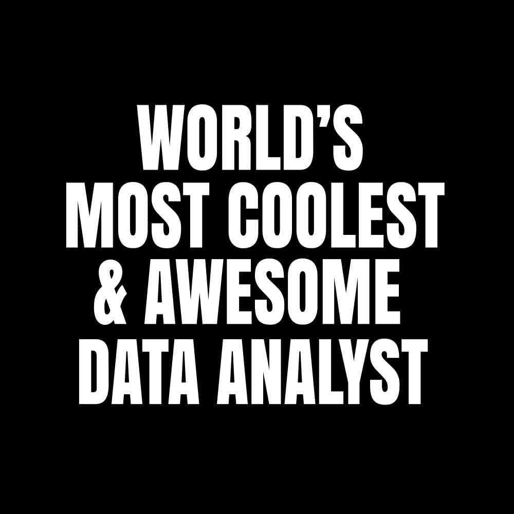 World's Coolest Data Analyst by Happie Eagle — canvas wall art