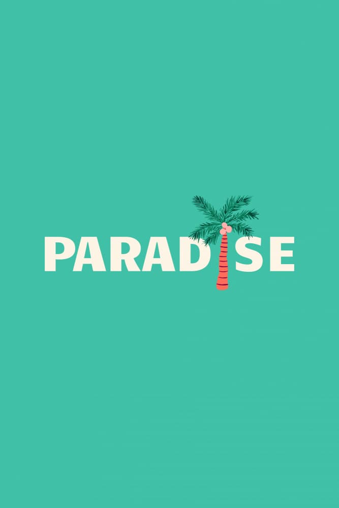 Tropical Paradise Palm by Karen Menzenbach — canvas wall art