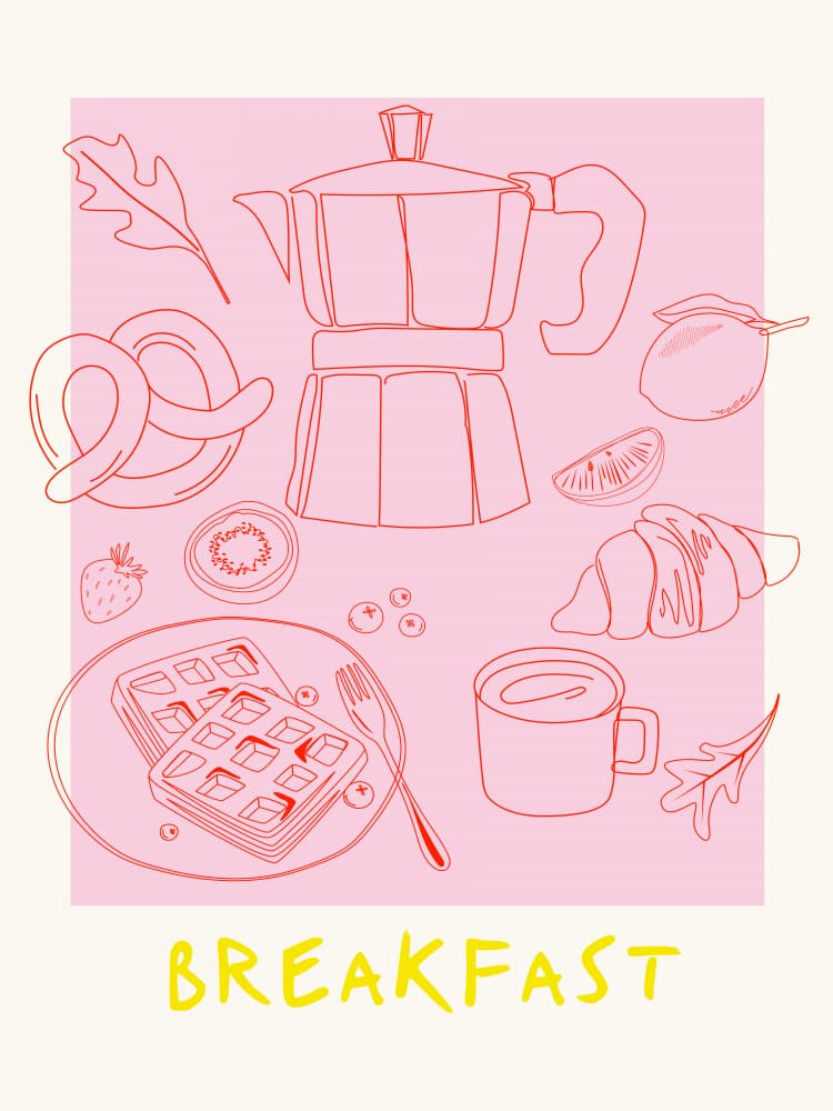 Morning Delights by Treechild — canvas wall art