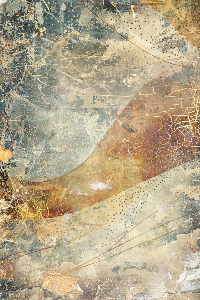 Weathered Metallic Patina by Rafal Kulik — canvas wall art