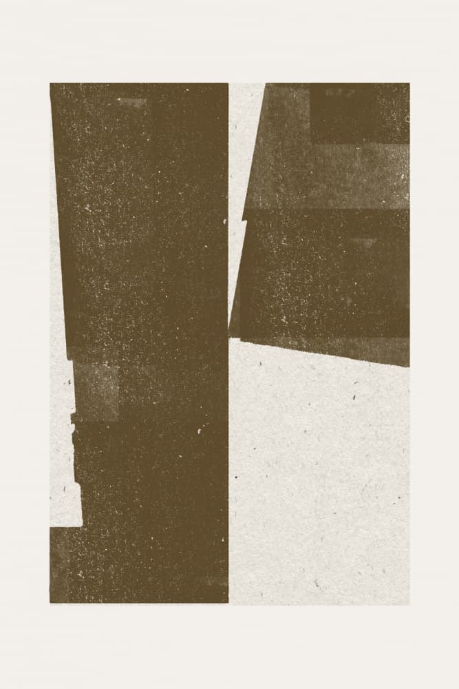 Muted Geometries by THE MIUUS STUDIO — canvas wall art
