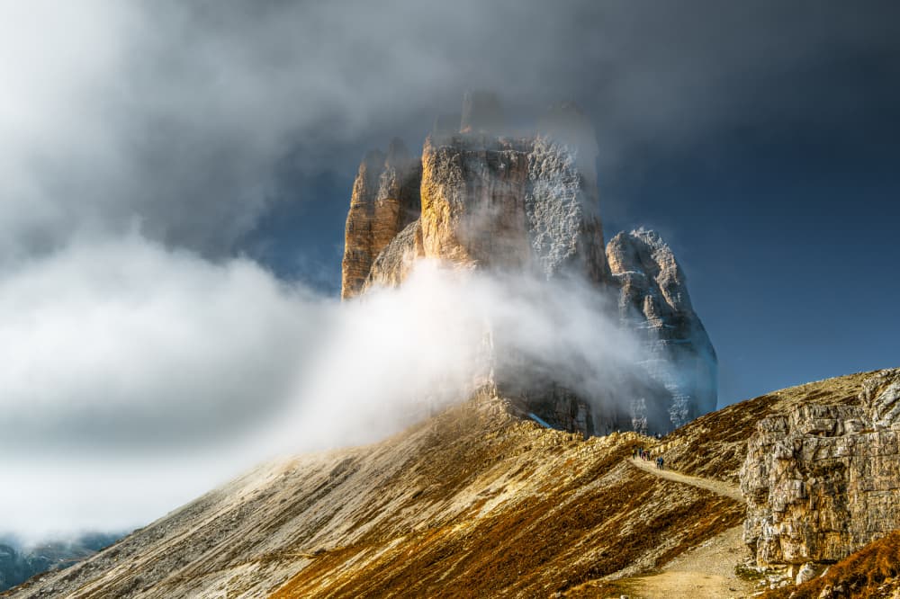 Majestic Dolomite Peaks by Slawomir Kowalczyk AFRP FIAP IAAP — canvas wall art