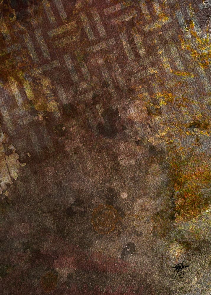Distressed Earthy Texture by Osvaldo Russo — canvas wall art