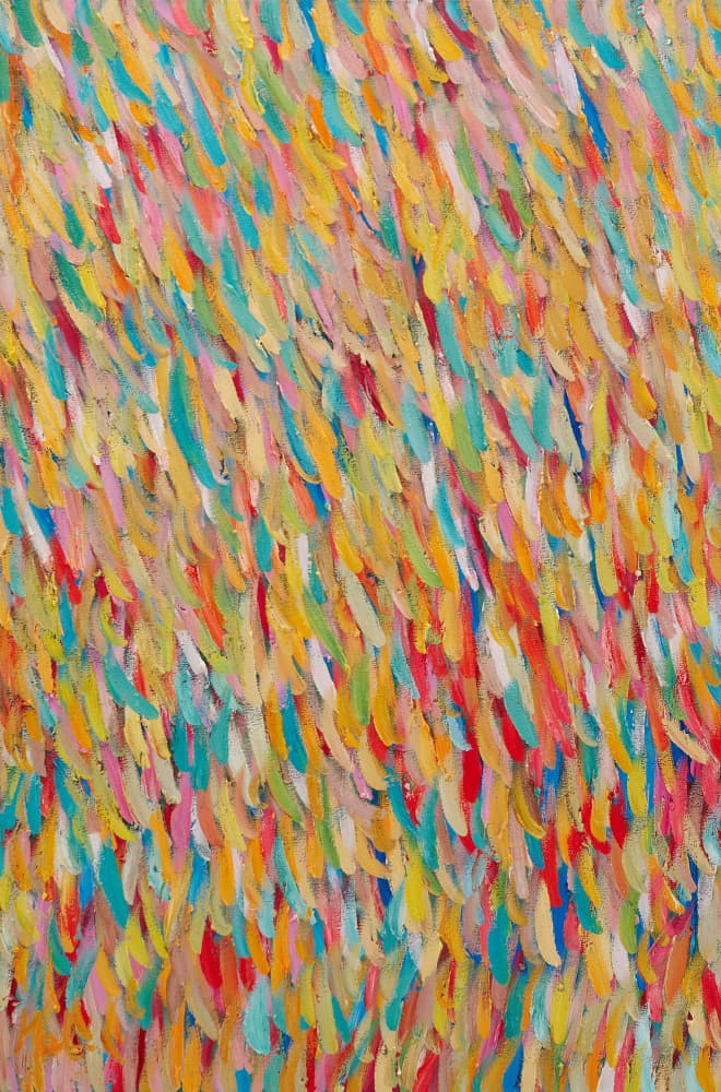 Colorful Abstract Strokes by Helen Joynson — canvas wall art