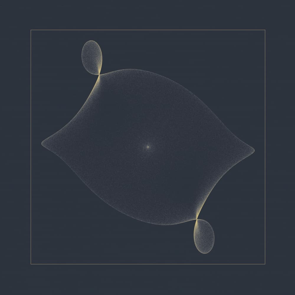 Symmetrical Light Form by AV11 — canvas wall art