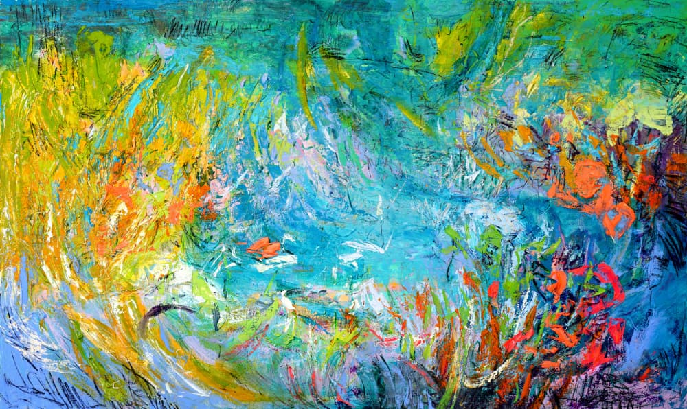 Butterfly Garden by Dorothy Fagan — canvas wall art