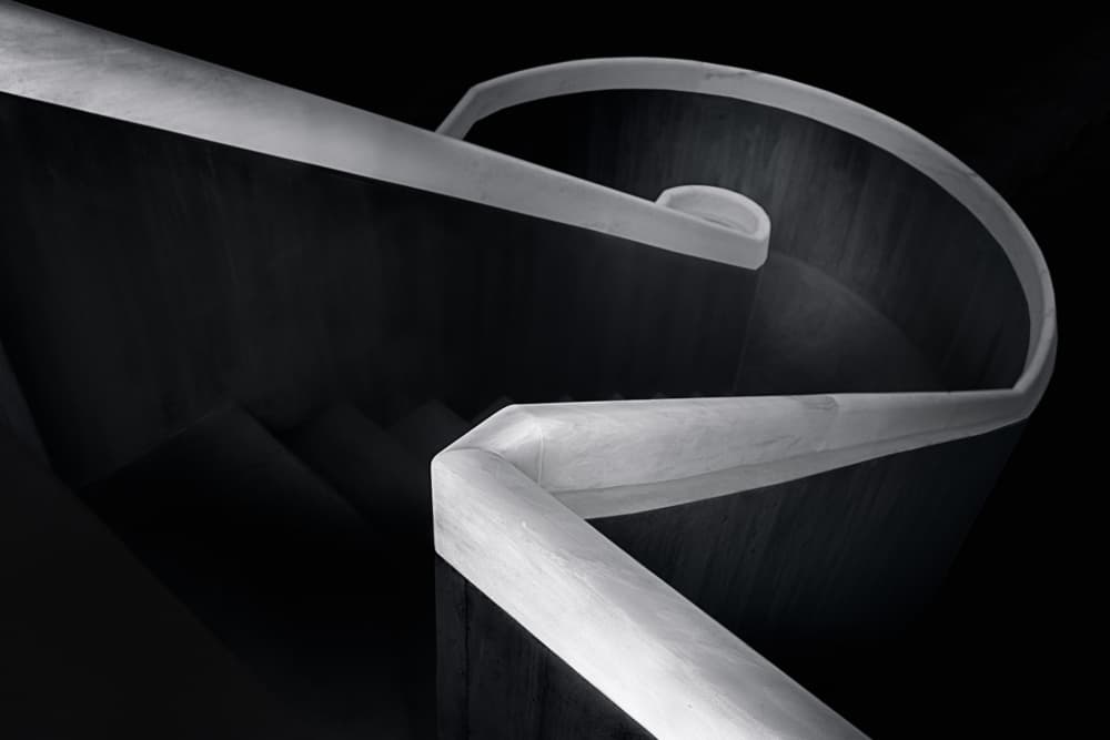 Elegant Architectural Curve by Olavo Azevedo — canvas wall art