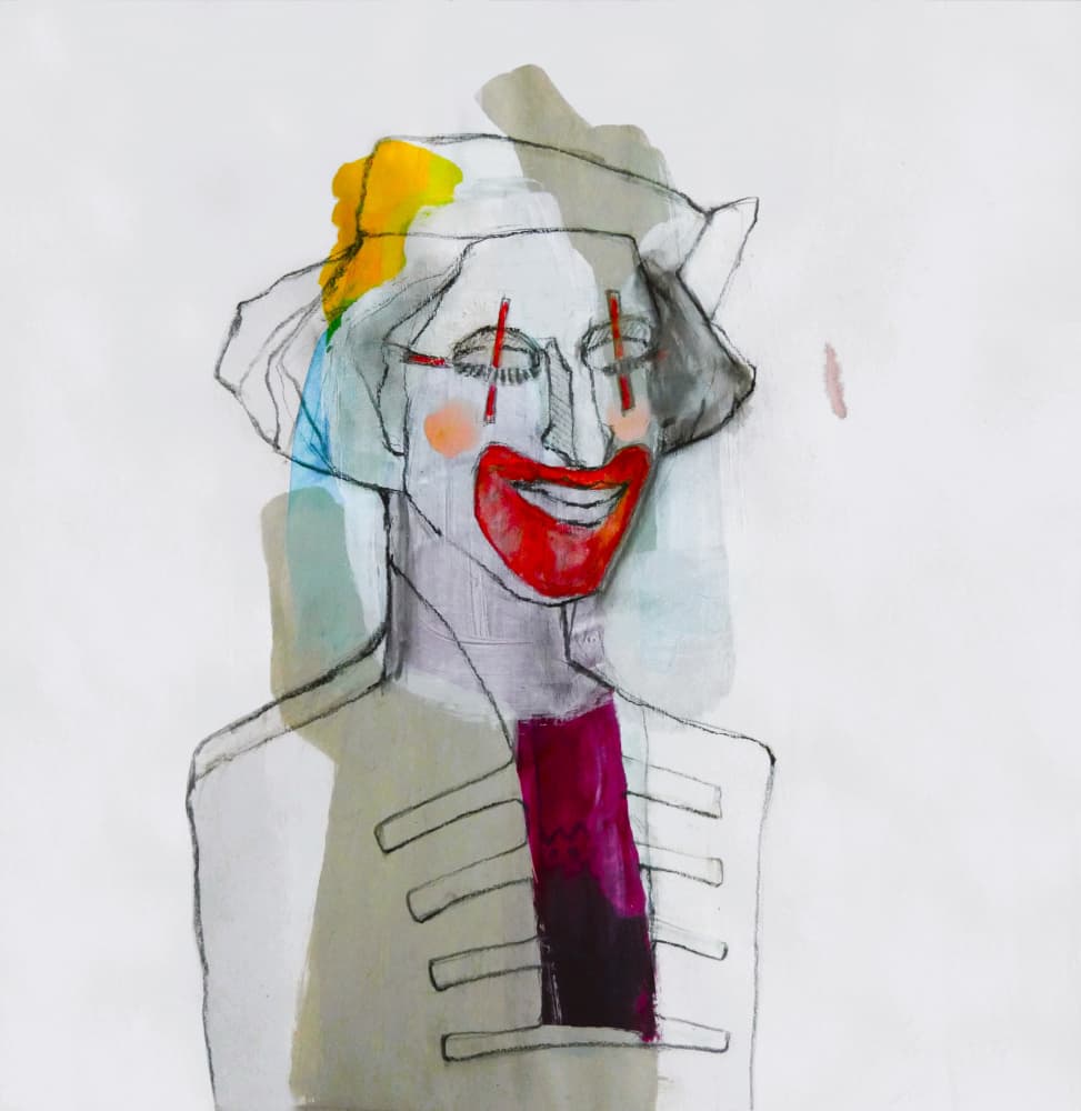 Circus Clown by Doris Schmitz — canvas wall art