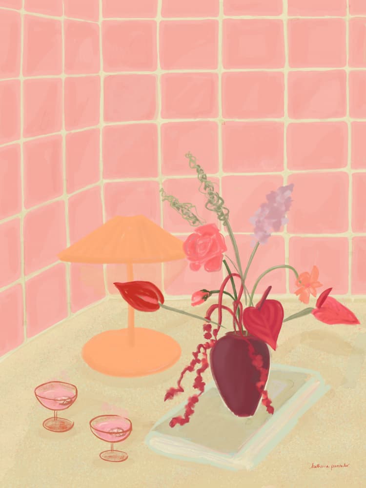 Bubbly by Katharina Puritscher — canvas wall art