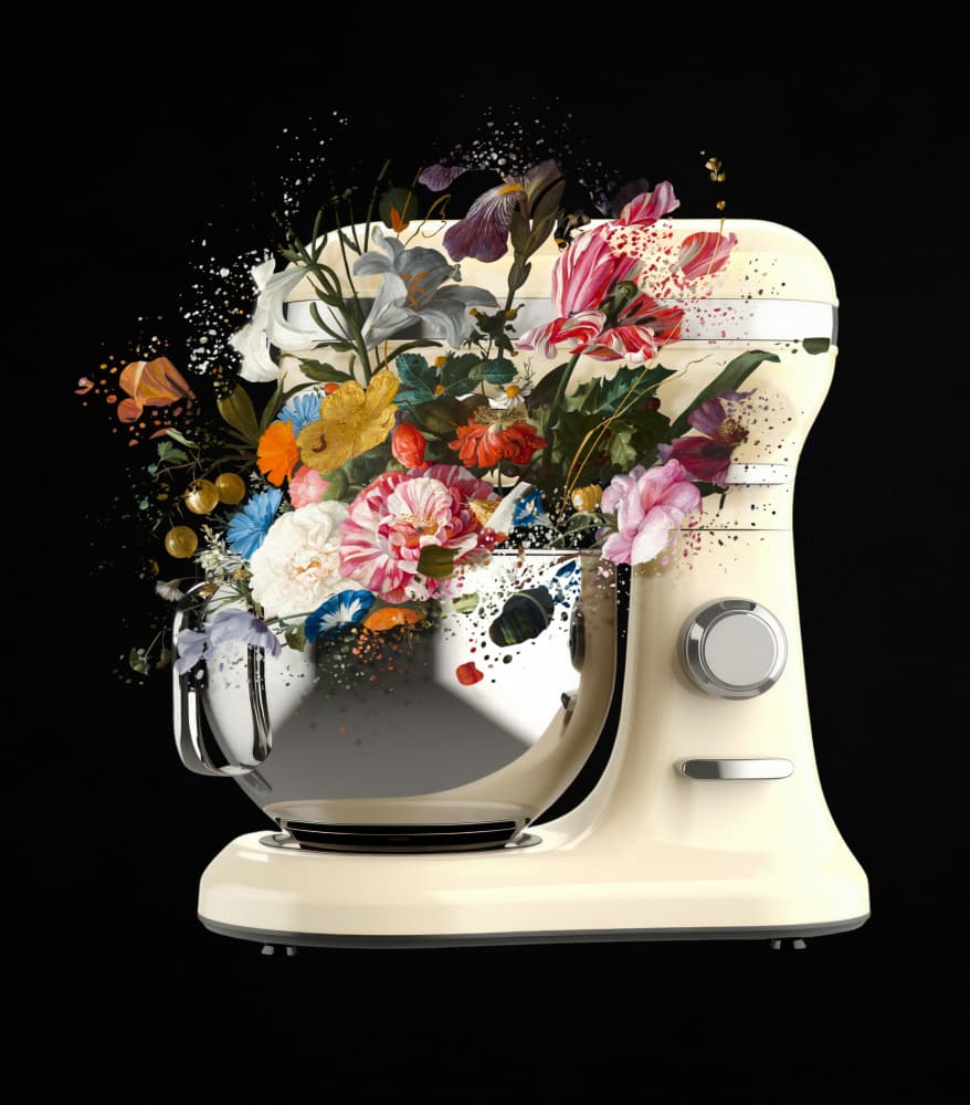 Creative Floral Mixer by Marja van den Hurk — canvas wall art