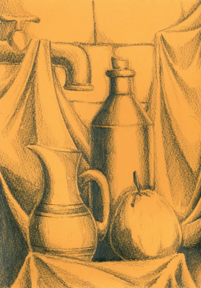 Classic Still Life Study by Kulik — canvas wall art