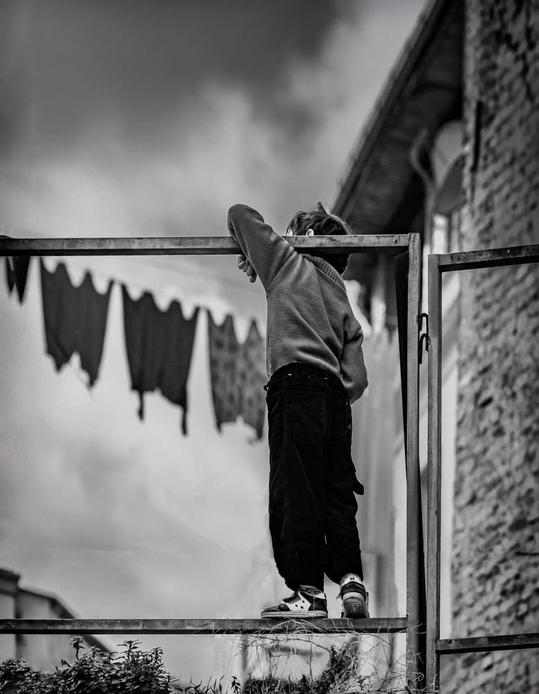 Child's Urban View by Ömer Ates Kızıltug — canvas wall art