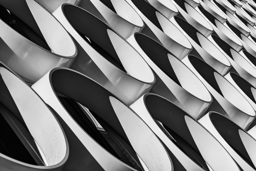 Modern Geometric Facade by Jaap Koer — canvas wall art
