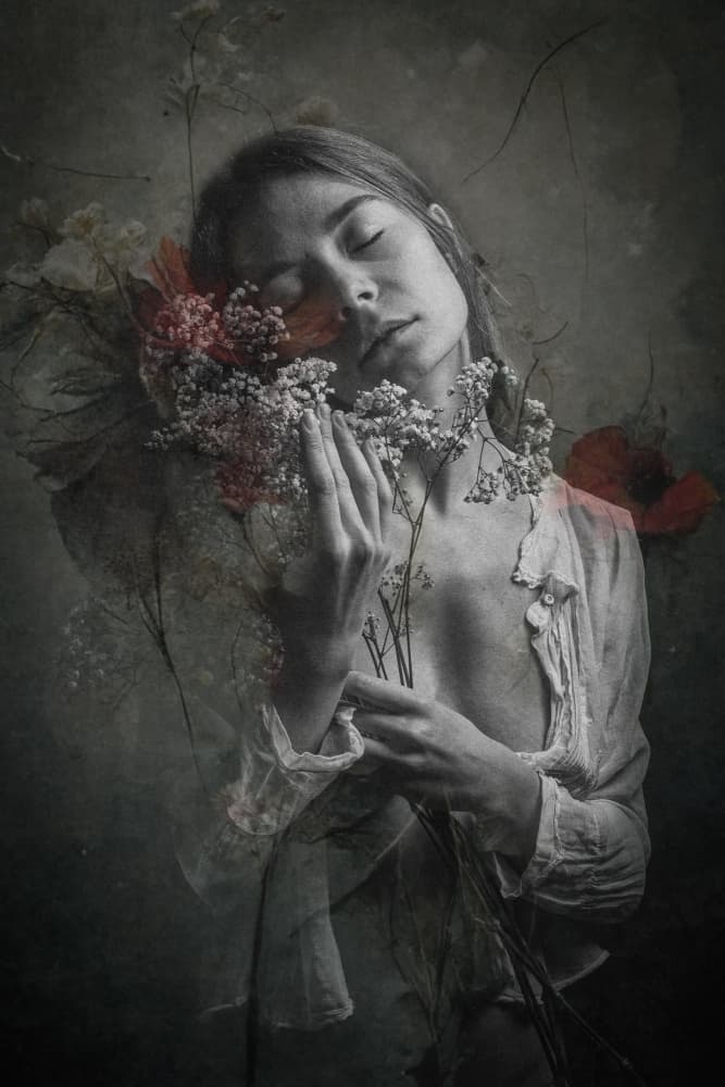 Serene Floral Dream by Ruth Franke — canvas wall art
