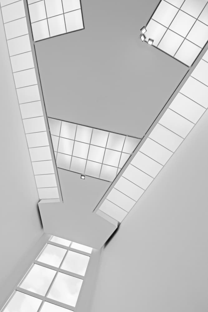 Modern Architectural Light Lines by Lus Joosten — canvas wall art