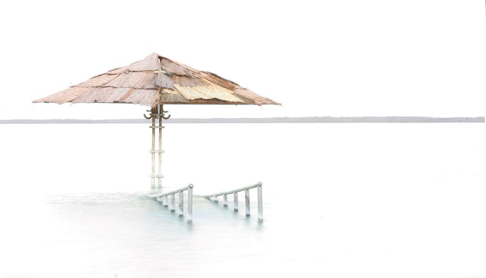 Tranquil Water Umbrella by Amihay Shraga — canvas wall art