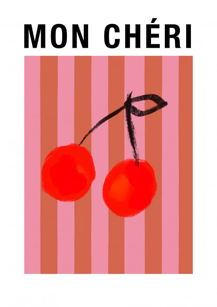 Mon Chéri Cherries by Talitha McQueen — canvas wall art