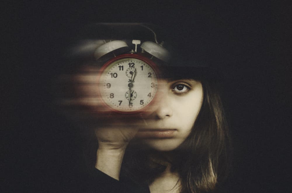 Passing Time Woman by Desislava Ignatova — canvas wall art