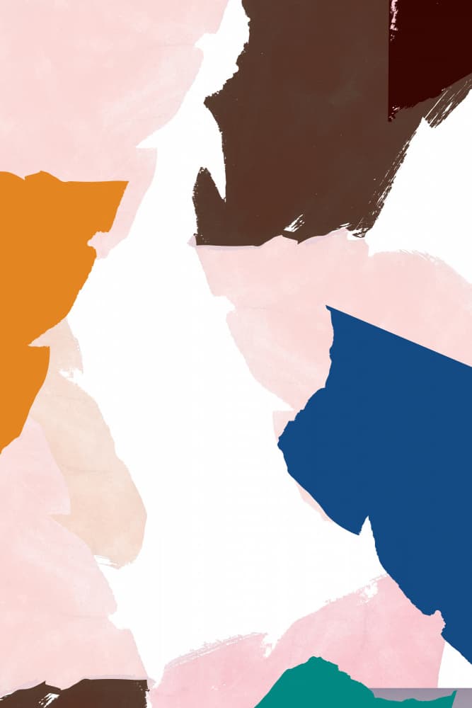 Modern Abstract Shapes by cartissi — canvas wall art