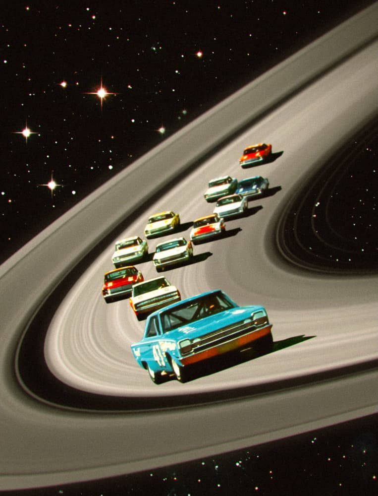 Saturn Grand Prix by Taudalpoi — canvas wall art