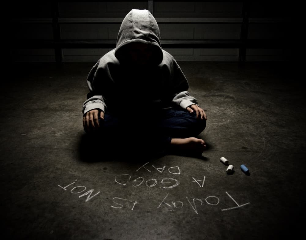 Lonely Child Bad Day by Mike Melnotte — canvas wall art