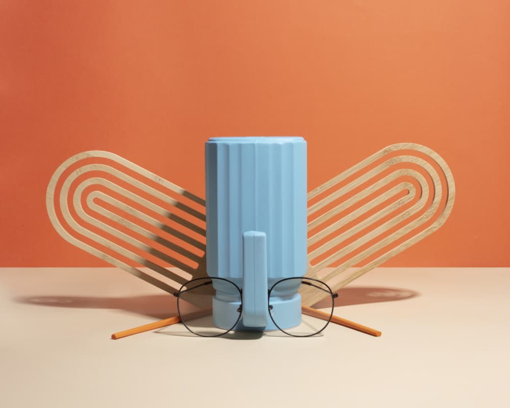 Modern Geometric Still Life by Julia Ramiro — canvas wall art