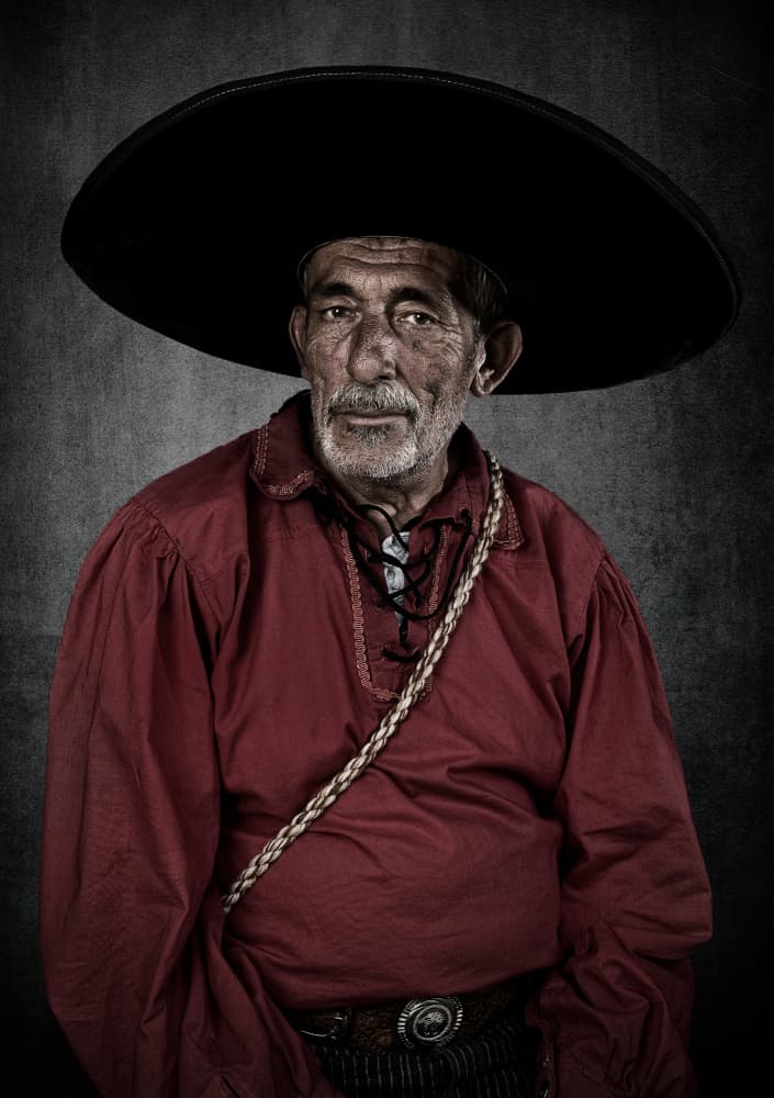 Old Man in Hat by Jan Scheunders — canvas wall art