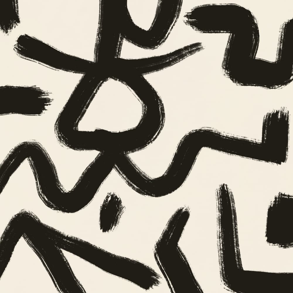 Modern Abstract Lines by Little Dean — canvas wall art