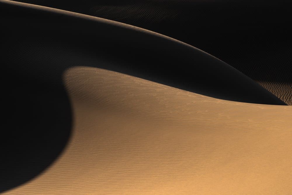 Golden Desert Dunes by Hamid Jamshidian — canvas wall art