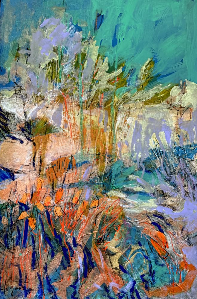 Dreamscape Brushstrokes by Dorothy Fagan — canvas wall art