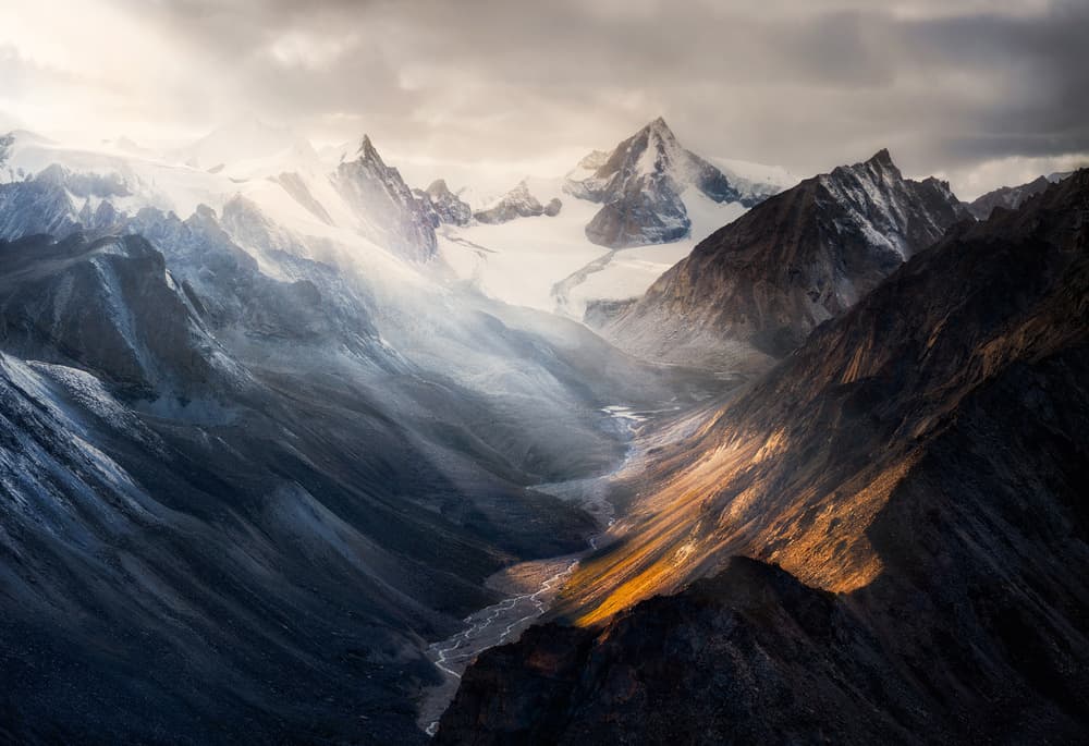 Grand Mountain Valley Light by Selions(陈磊) — canvas wall art